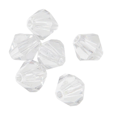[10426] Cairel acrílico transparente pasante rombo #3446 20mm x 20gr