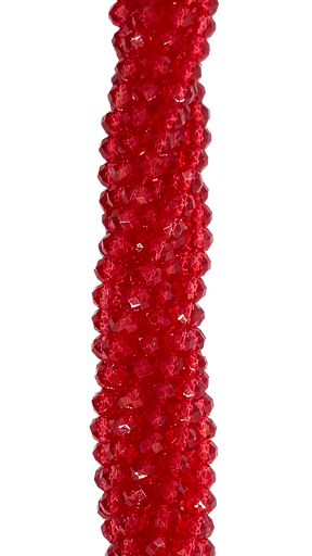 [10641] Cristal de roca 4mm rojo oscuro transparente (GD)