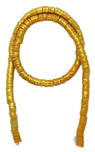 [10253] Fimo plano 6mm metalizado #005