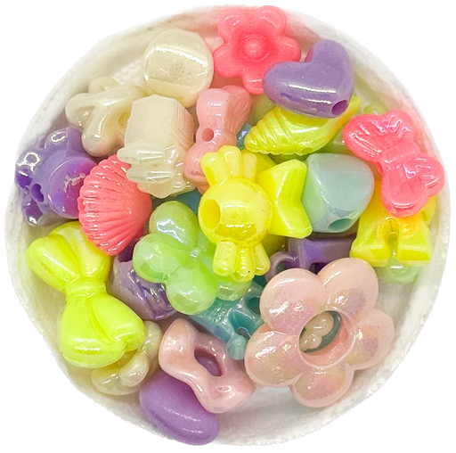 [11014] Plástico infantil pastel brillo surtido #3 x 10 gr. 