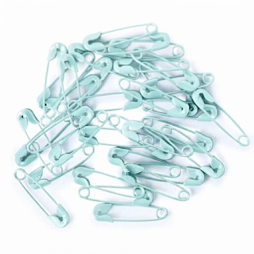 [11405] Alfiler de gancho aqua 30mm x 10 un