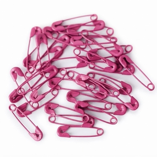 [11405] Alfiler de gancho fucsia 30mm x 10 un