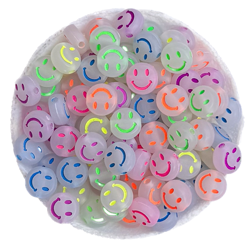 [11639] Plástico Smile plano 7mm luminosos fluor x 10 gr. 