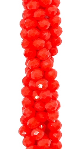 [10641] Cristal de roca 4mm coral opaco