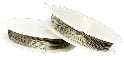 [11876] Tanza de acero metalizada 0.45x 50mt