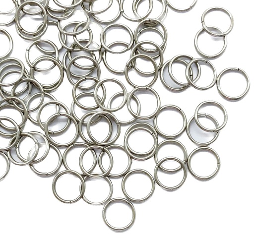 Argollas de unión níquel 6mm x 0.8mm  