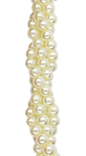 [11230] Perla vidrio perlada 3mm natural x tira   