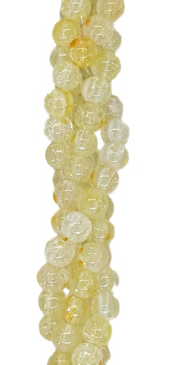 [10136] Vidrio marmolado bolita 6mm x tira #8