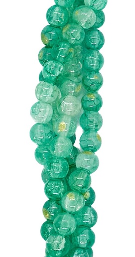 [10136] Vidrio marmolado bolita 6mm x tira #9