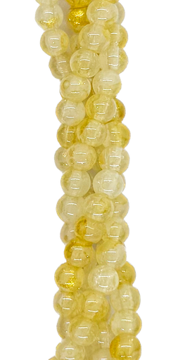 [10136] Vidrio marmolado bolita 4mm x tira #7