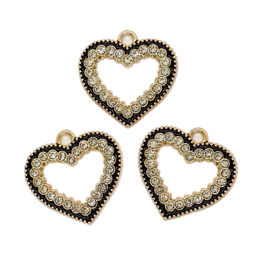 [12205] Dije fundición corazón grande c/strass x 2 un. (2)