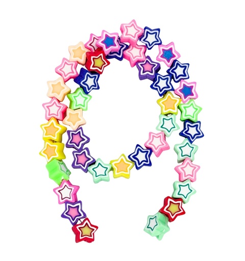 [10217] Tira de fimo estrellas x 40un 