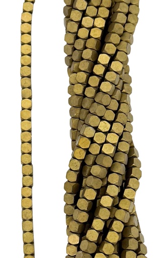 [10011] Hematites cubo 4x4mm color #004 x tira 