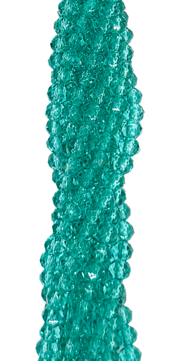 [10641] Cristal de roca 4mm verde agua oscuro transparente (GC)