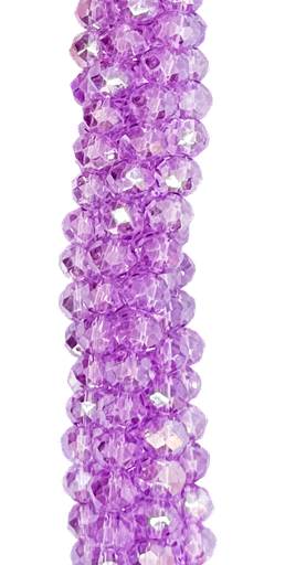 [10642] Cristal de roca 6mm lila transparente