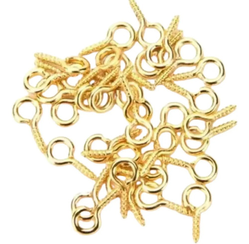 [11884] Pitones 5x10mm dorado x 50 un. 