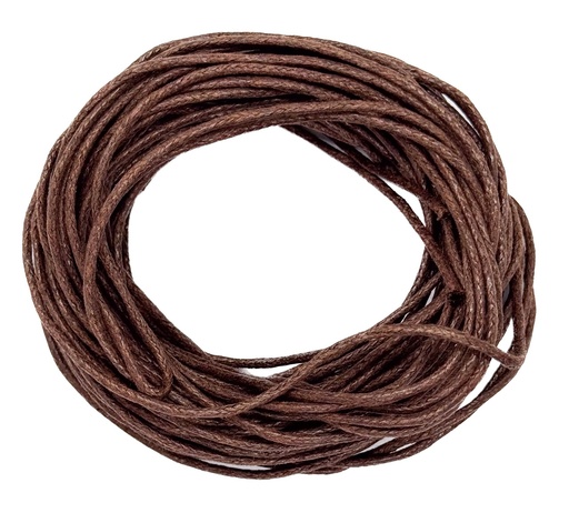 Cordón con alma 1.5mm marrón oscuro