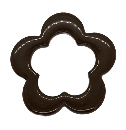 [10228] Flor resina marrón x 1un 