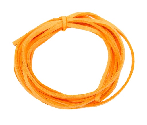 Cordón gamuza 3mm naranja claro