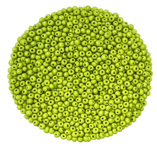 [11223] Mostacilla verde manzana opaco #44 x 25gr     