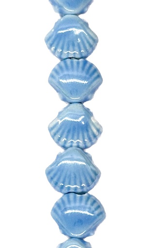 [10264] Cerámica 12 mm almeja celeste