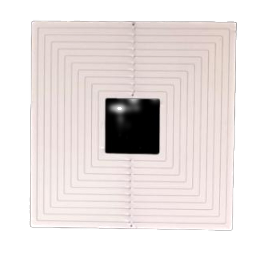 [12225] Mandala viento acero inoxidable cuadrado 7,5x7,5cm  