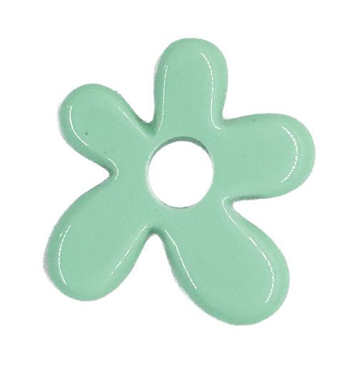 [10228] Flor resina (mod 1) aqua x 1un   