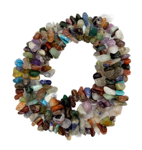 [10759] Escallas mix piedras x tira  