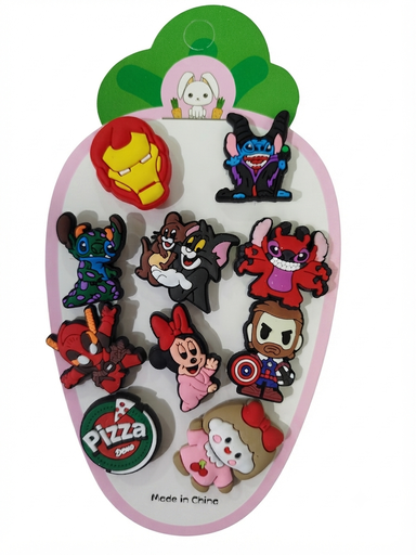 [11646] Pin para crocs blister #012 x 10un.   