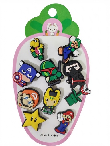 [11646] Pin para crocs blister #014 x 10un.    