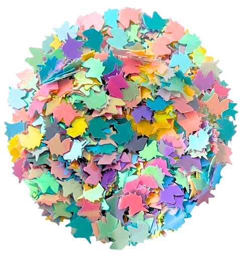 [11114] Mini lentejuela unicornio multicolor pastel x 10gr 