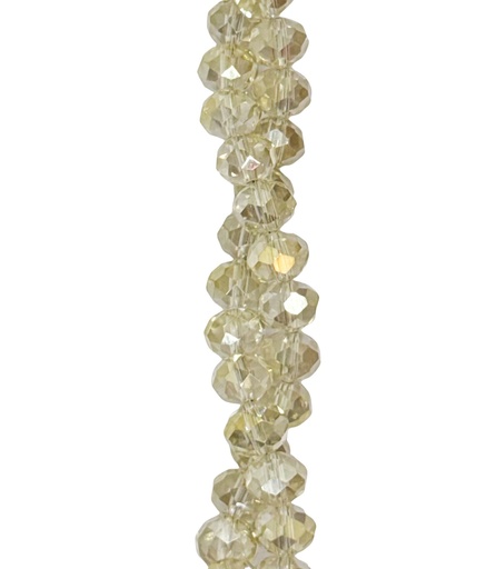 [10643] Cristal de roca 8mm beige transparente tornasol (GD)
