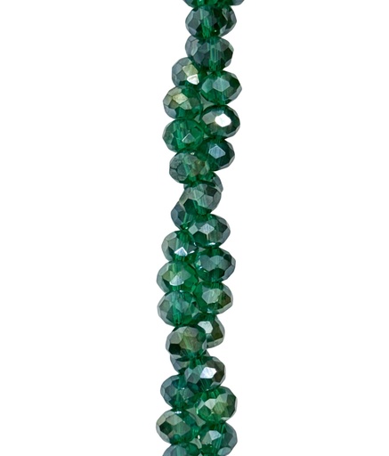 [10643] Cristal de roca 8mm verde transp. tornasol 