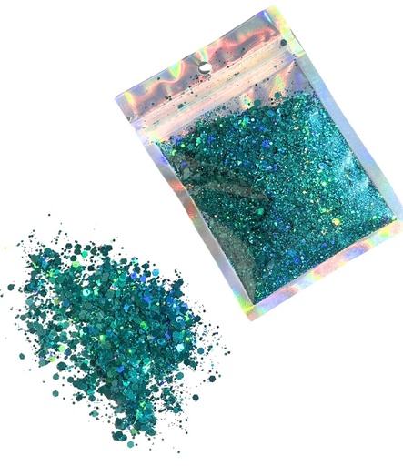 [10389] Glitter verde x 15gr