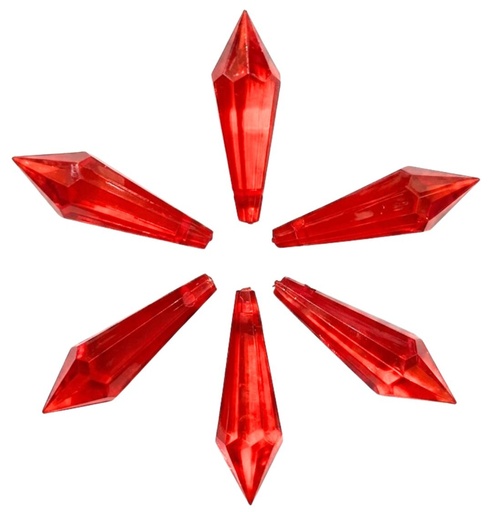 [10507] Cairel acrílico péndulo #1283 rojo x 10gr 