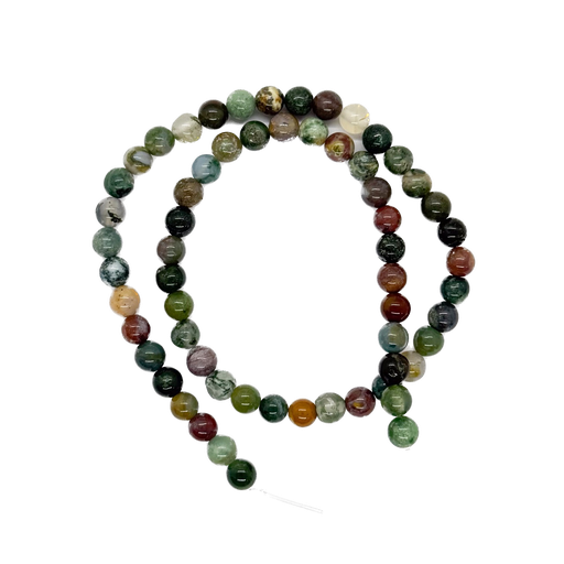 [10388] Bolita piedra agata india 6mm x tira   