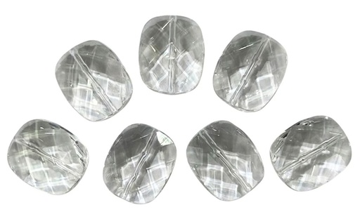 [10426] Cairel acrílico transp. rectángulo 20x25mm x 20gr     