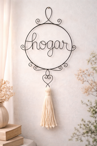 Seña- Taller de Alambrismo - Carteles decorativos 25/03/26 