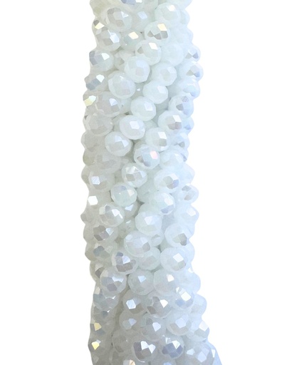 [10641] Cristal de roca 6mm blanco opalino tornasol (GD) 