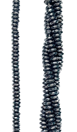 [10011] Hematites dona facetada 8x3mm x tira   