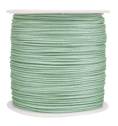 Hilo chino 0.8 mm verde pastel