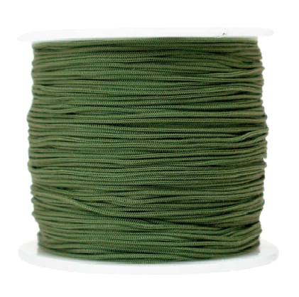 Hilo chino 0.8 mm verde militar