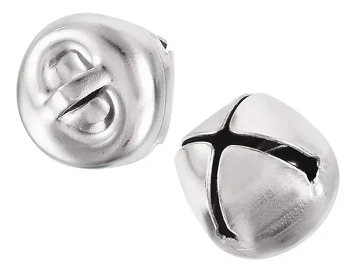 [10590] Cascabel plateado 18mm x 6 un. 