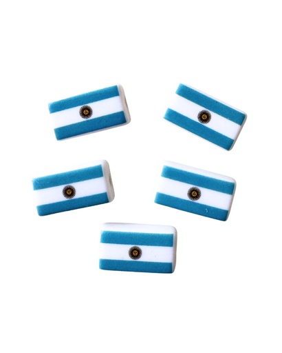 [10241] Plástico bandera Argentina x 5 un. 