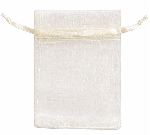 [10320] Bolsita de organza 8x6cm natural x 10un. 