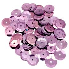 Lentejuela metal 8mm rosa
