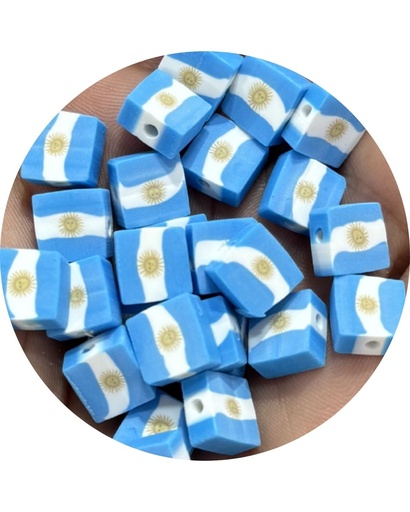 [10215] Fimo Argentina bandera x 5 un 