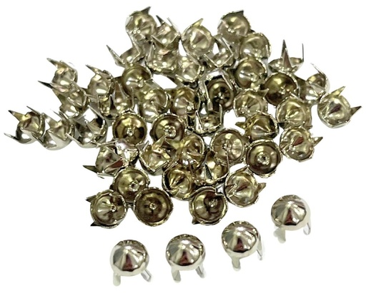 [10749] Tacha níquel redonda conica 5x5mm x 50un.  