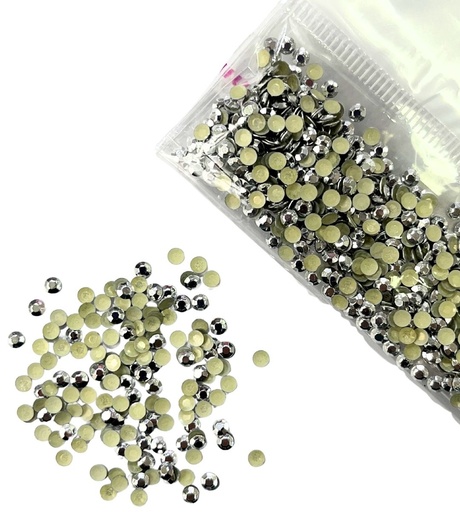 [10399] Tachas termopegables plateadas 3mm x 5gr
