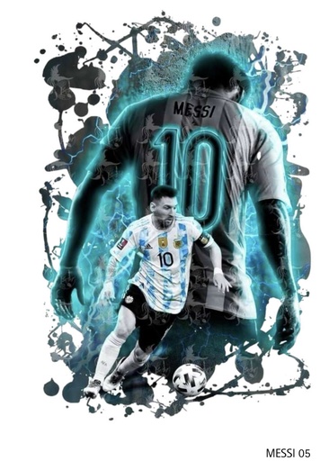 [10456] Transfer DTF Messi 05 x 1 hoja